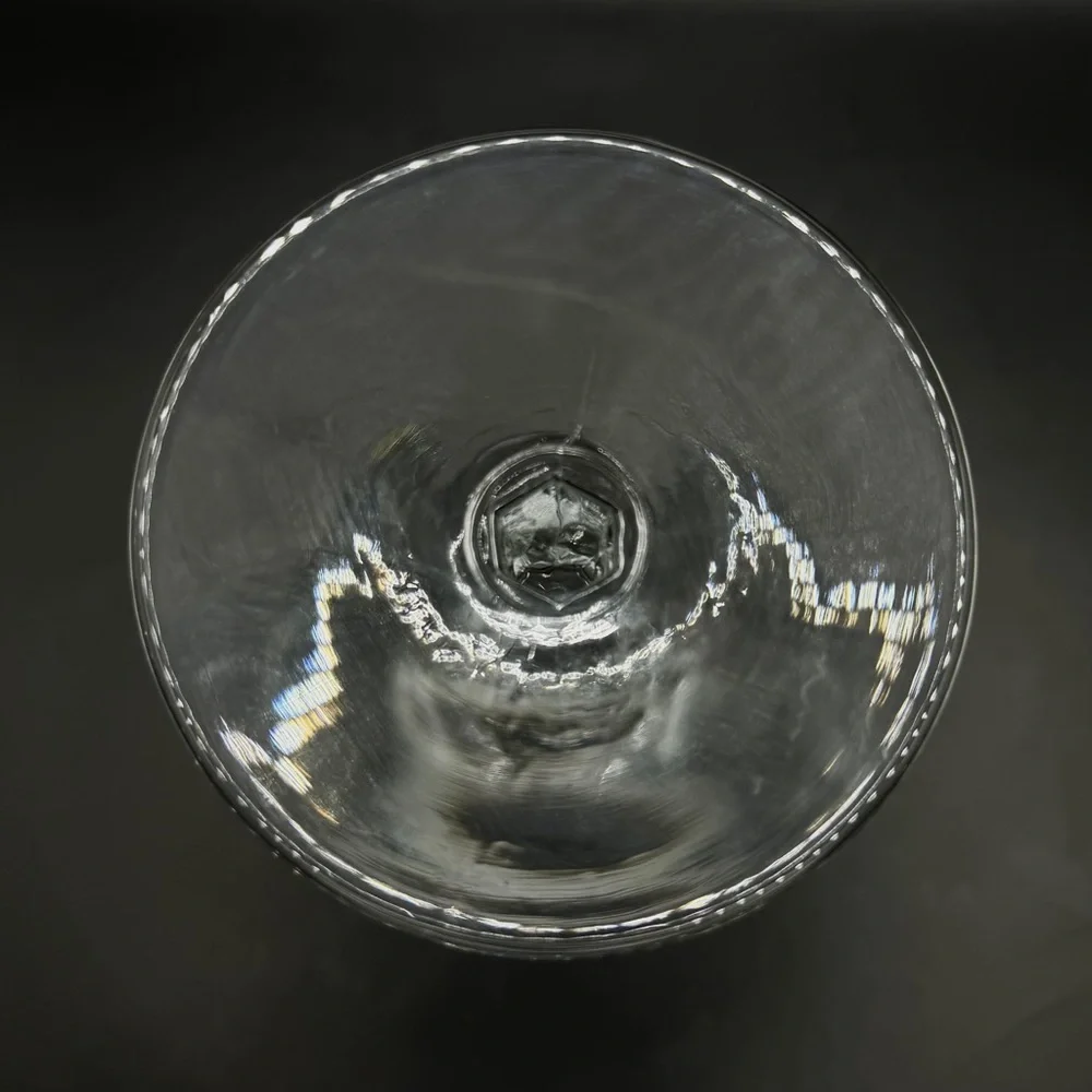 Vintage Libbey Embassy Gray Cut Floral Stemmed Glasses Sherbet/Champagne Set (5)